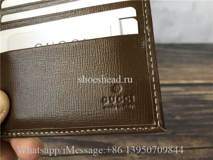 Original Gucci FakeNot GG Supreme Canvas Bifold Wallet