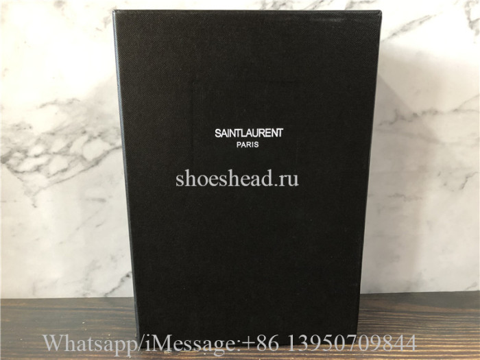 Saint Laurent Opyum YSL Logo-Heel Sandals with Golden Hardware