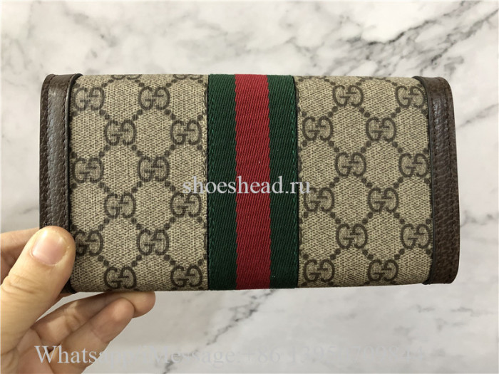 Original Gucci Ophidia GG Continental Wallet