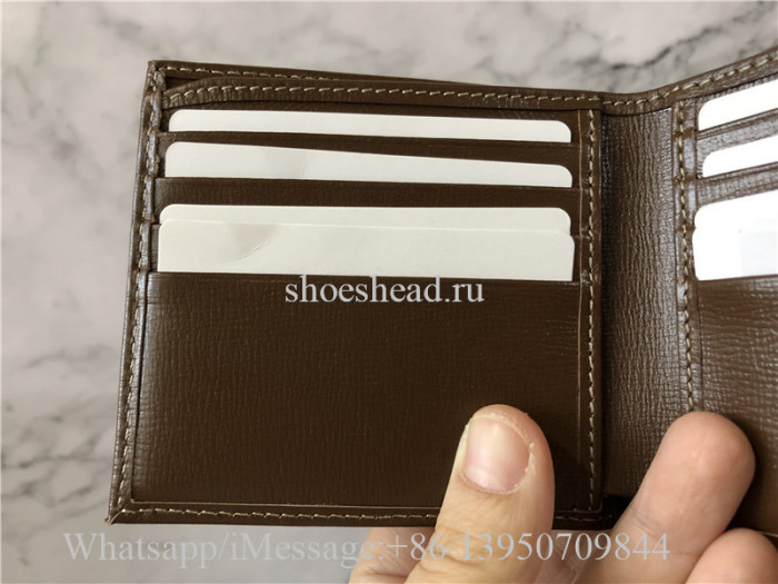 Original Gucci FakeNot GG Supreme Canvas Bifold Wallet