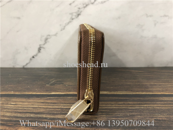 Original Gucci Men's Fakenot Print Zip-around Wallet