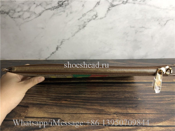Original Gucci Fake Not Supreme Logo Organiser Pouch Bag