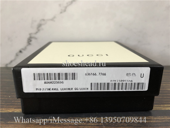Original Gucci FakeNot GG Supreme Canvas Bifold Wallet