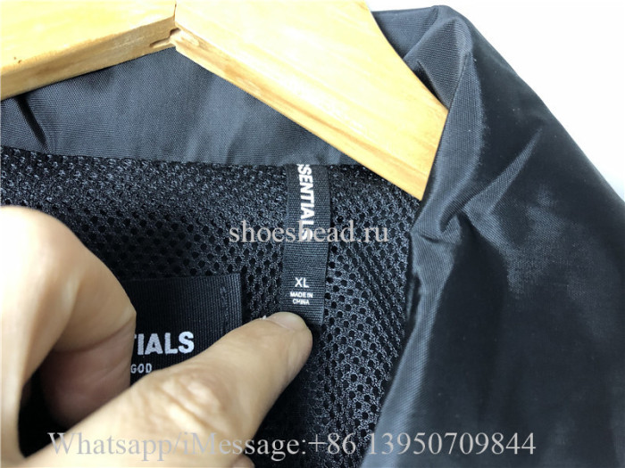 Fear Of God Essentials Black Jacket（US Size）
