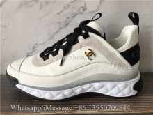 Chanel Cruise Low Top Sneaker White Black