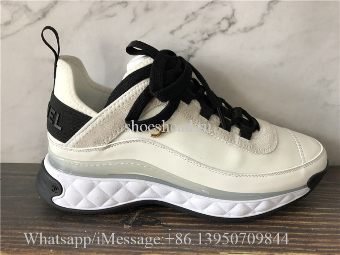 Chanel Cruise Low Top Sneaker White Black