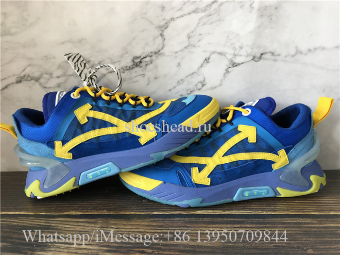 OFF-WHITE Blue & Yellow ODSY-2000 Sneakers