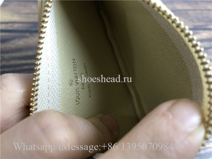 Original Louis Vuitton White Damier Azur Coin Wallet N62659