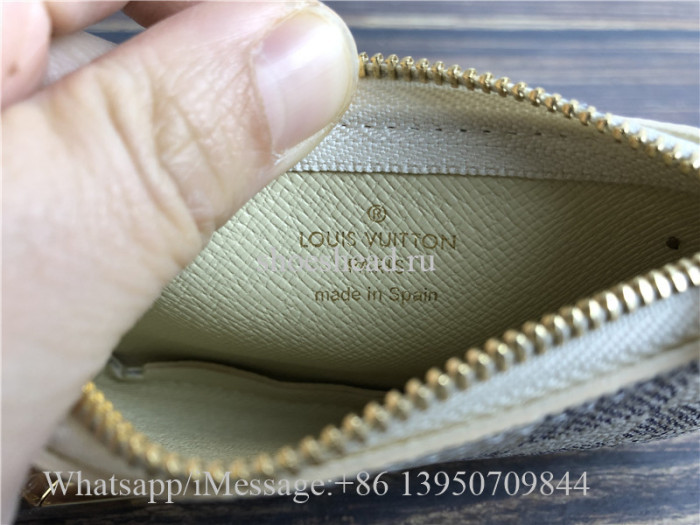 Original Louis Vuitton White Damier Azur Coin Wallet N62659