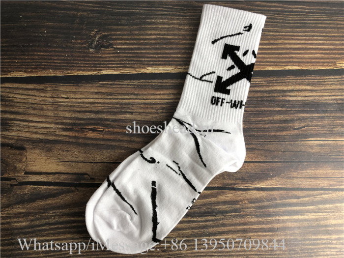 Off White Socks 5 Pairs