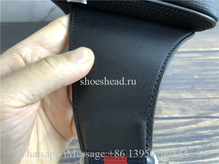 Original Quality Gucci GG Supreme Black Belt Bag
