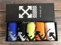 Off White Socks 5 Pairs