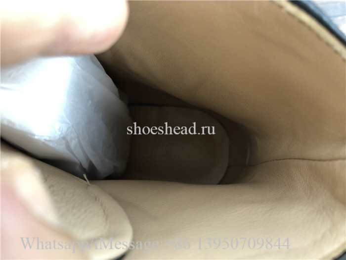 Gucci Beige Wool GG Ankle Boots