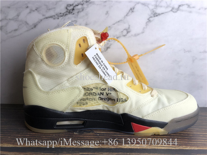 Super Quality Off White x Air Jordan 5 SP Cream Sail