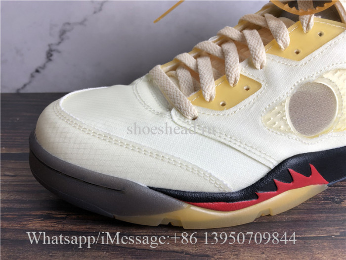 Super Quality Off White x Air Jordan 5 SP Cream Sail