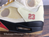 Super Quality Off White x Air Jordan 5 SP Cream Sail