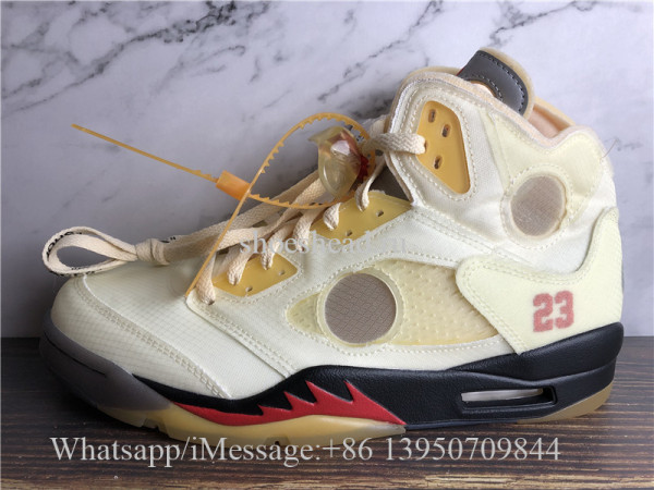 Super Quality Off White x Air Jordan 5 SP Cream Sail