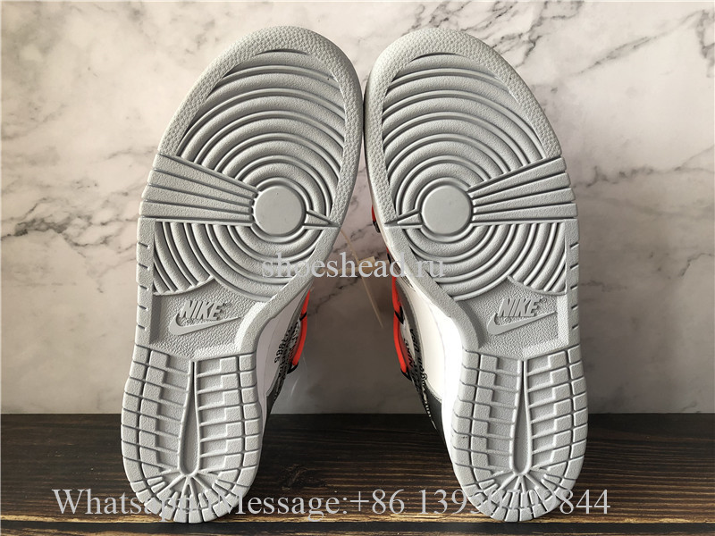 off white dunks silver