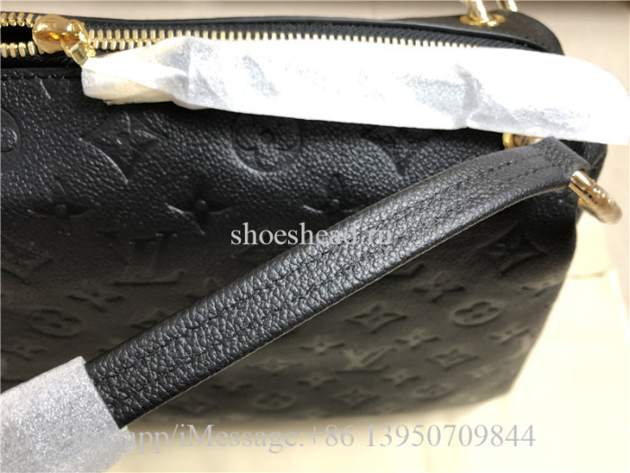 Original Louis Vuitton Monogram Empreinte Leather Ponthieu PM Bag M43719