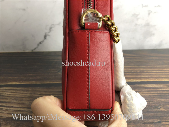 Original Quality Gucci Red GG Marmont Mini Bag