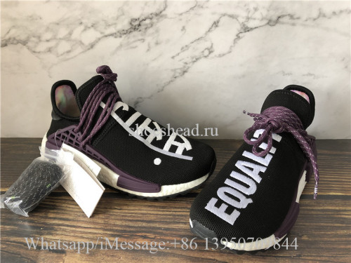 Pharrell x Adidas NMD Human Race Holi Festival Core Black Purple