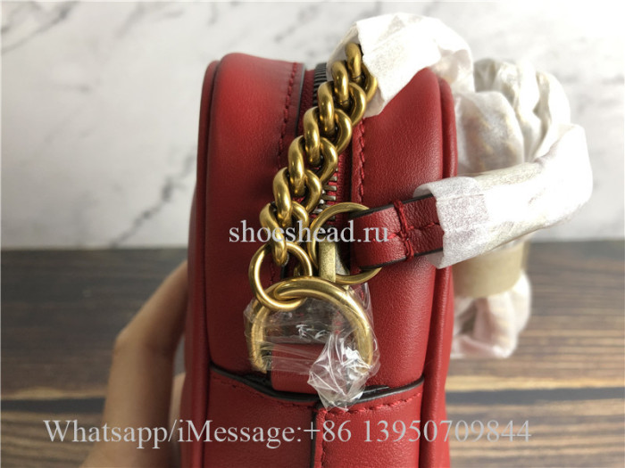 Original Quality Gucci Red GG Marmont Mini Bag