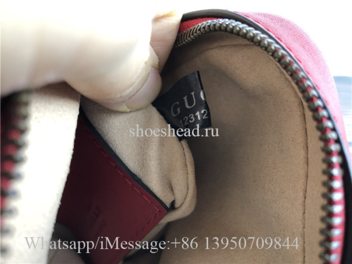 Original Quality Gucci Red GG Marmont Mini Bag