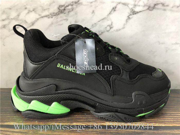 Balenciaga Triple S Trainer Black Green