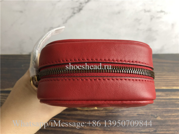 Original Quality Gucci Red GG Marmont Mini Bag