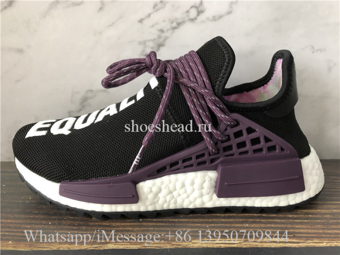 Pharrell x Adidas NMD Human Race Holi Festival Core Black Purple
