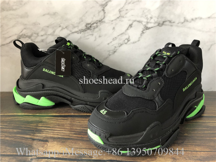 Balenciaga Triple S Trainer Black Green