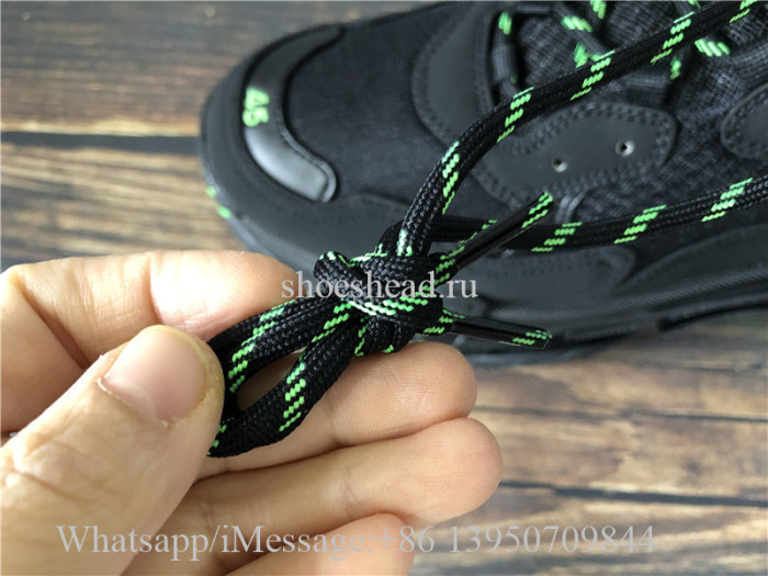 Balenciaga Triple S Trainer Black Green