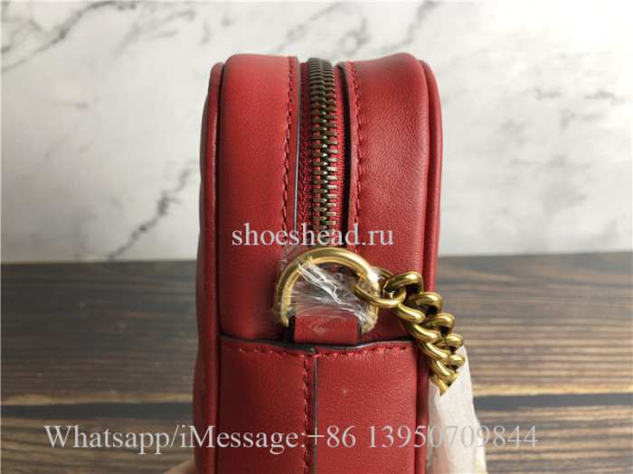 Original Quality Gucci Red GG Marmont Mini Bag