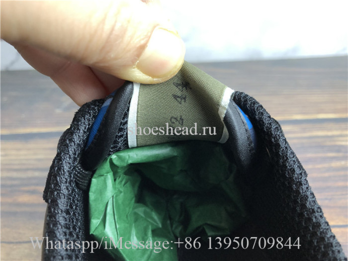 Valentino Camo Runner Shoes Blue Black