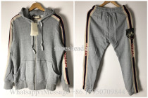 A Set Of Gucci Grey Hoodie Suit & Pants With Tiger（US Size）