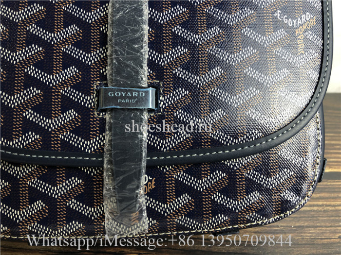 Original Goyard Belvedere II Messenger Bag Coated Canvas MM