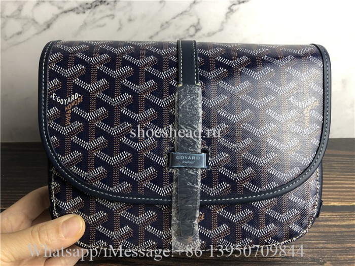 Original Goyard Belvedere II Messenger Bag Coated Canvas MM