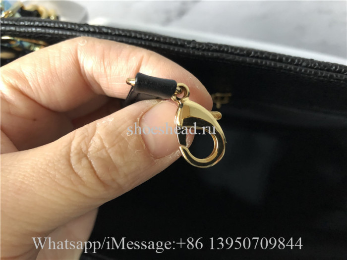 Original Chanel Caviar Leather Grand Shopping Tote Bag