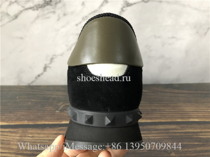 Valentino Garavani Rockrunner Camouflage Laminated Sneaker