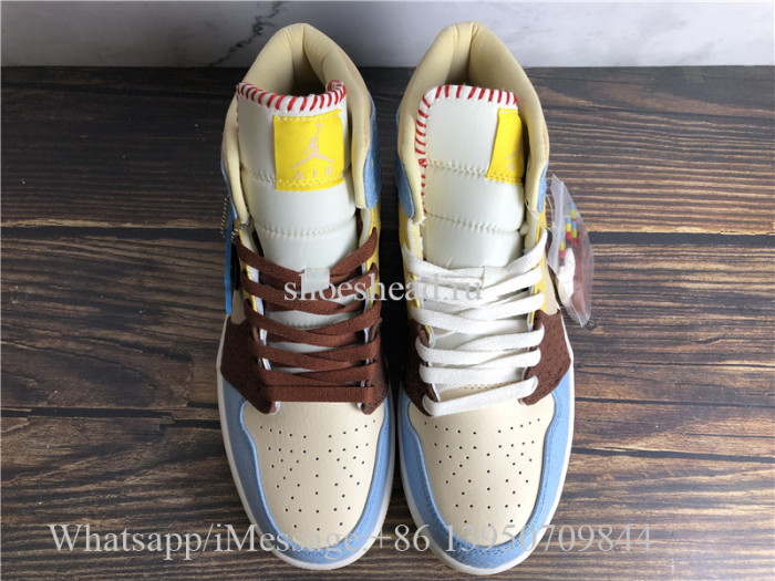 Air Jordan 1 Mid SE Fearless Maison Chateau Rouge