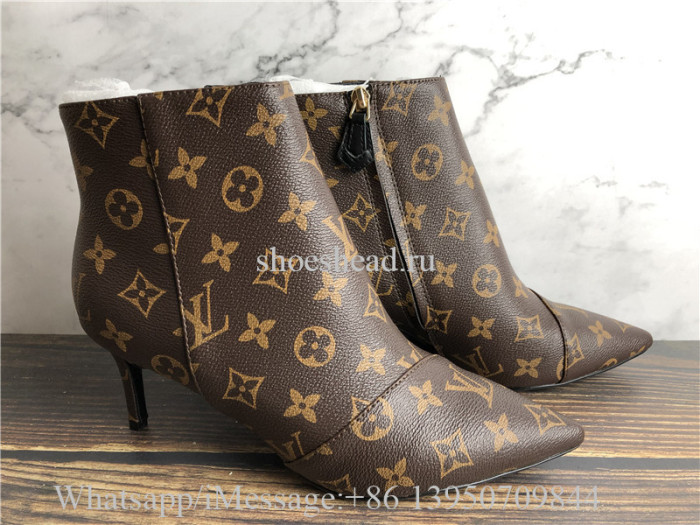 Louis Vuitton Cherie Ankle Boot Brown