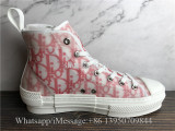 Dior B23 High-Top Sneakers Red White