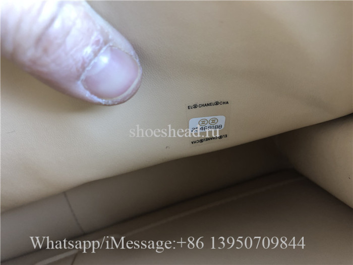 Original Quality Chanel Jumbo Caviar Double Flap Bag Beige 30cm
