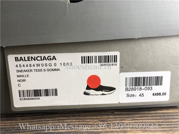 Balenciaga Speed Knit High Top Sneakers Rouge Air Bubble