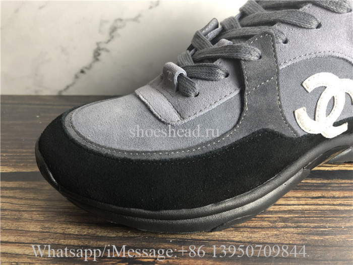 Chanel Low Top Trainer CC Grey