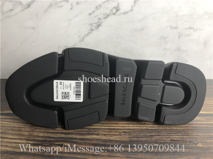 Balenciaga Speed 2.0 Lace Up Sneakers Triple Black