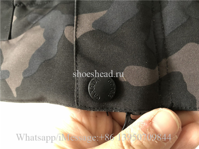 Canada Goose Freestyle Vest Camo Black Jacket