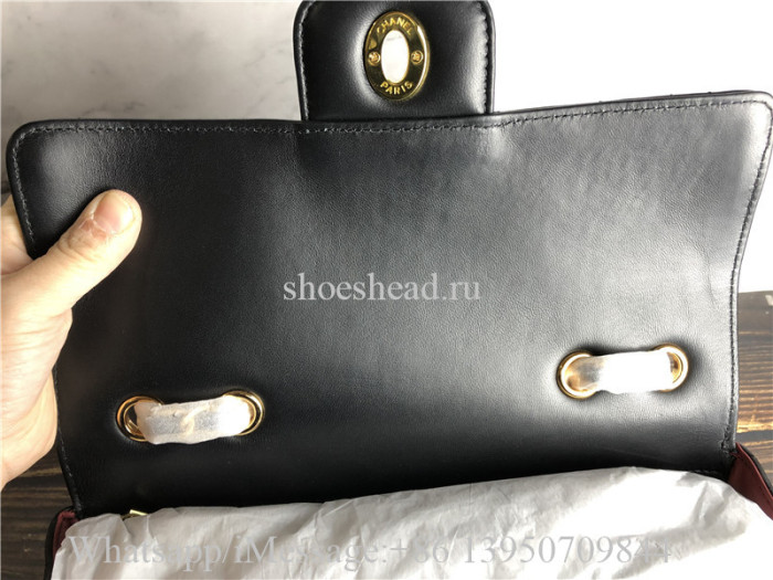 Original Chanel Vintage Classic Double Flap Bag Quilted Lambskin