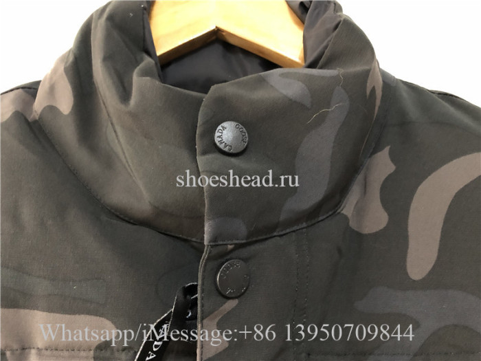 Canada Goose Freestyle Vest Camo Black Jacket