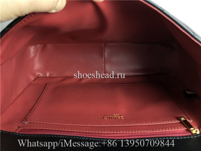 Original Chanel Vintage Classic Double Flap Bag Quilted Lambskin